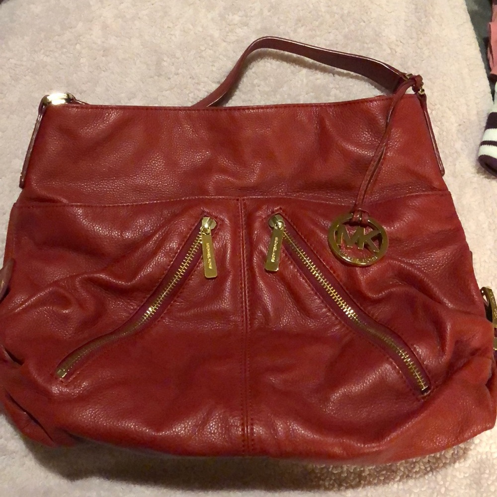 Michael Kors Portland Lg shoulder leather bag